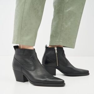 Mango Celi Block Heel Ankle Boot